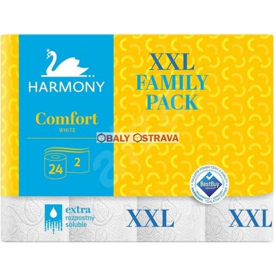 Harmony Comfort White Family pack 24 ks