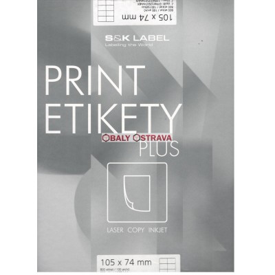 Print etikety S&K Label 105x74mm